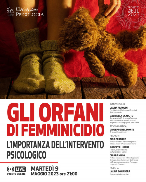 immagine articolo Gli orfani di femminicidio: l'importanza dell'intervento psicologico
