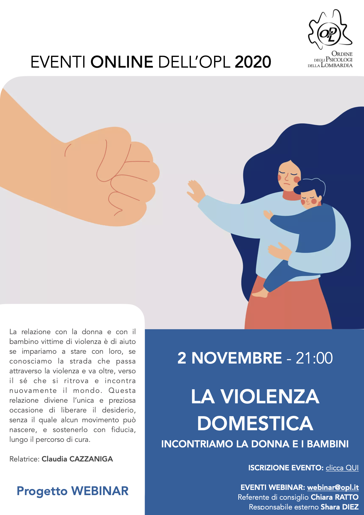 La violenza domestica: incontriamo la donna e i bambini