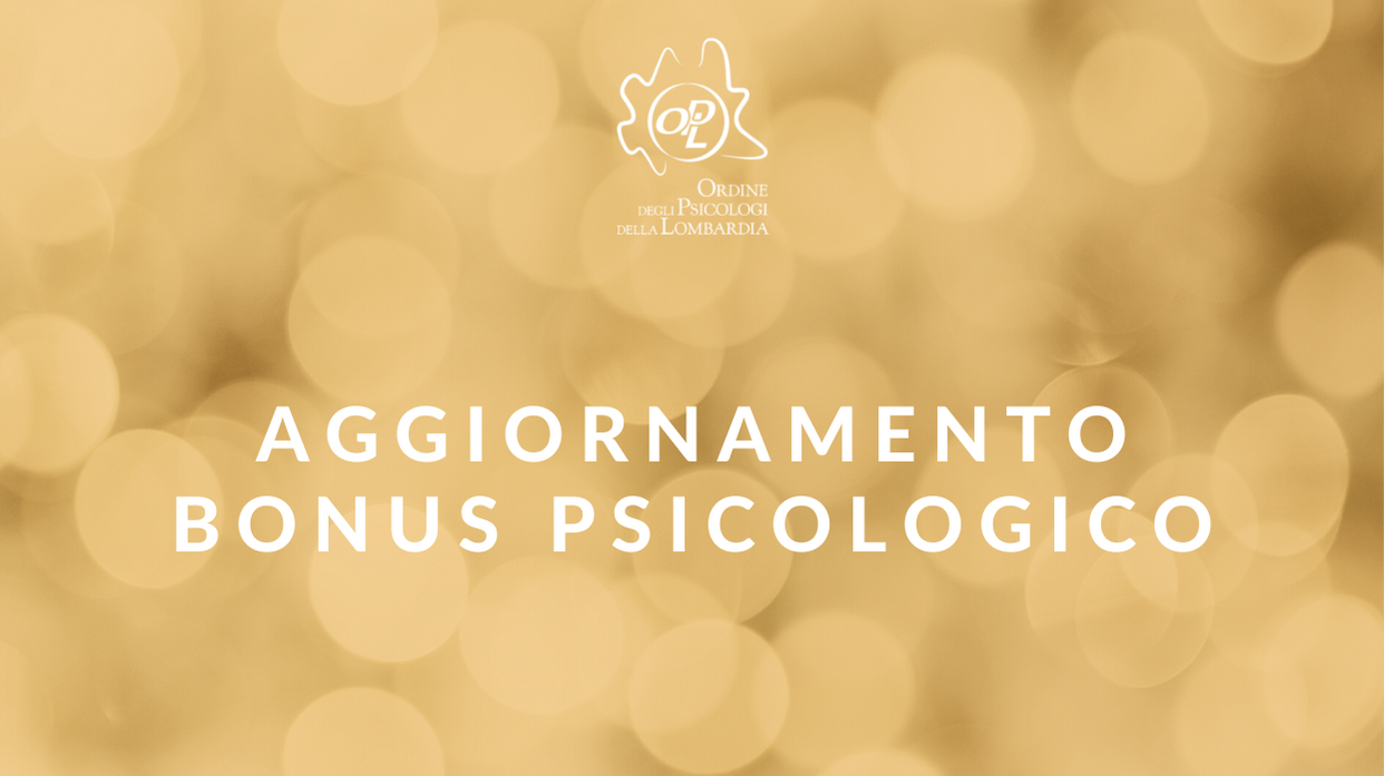 Aggiornamento bonus psicologo