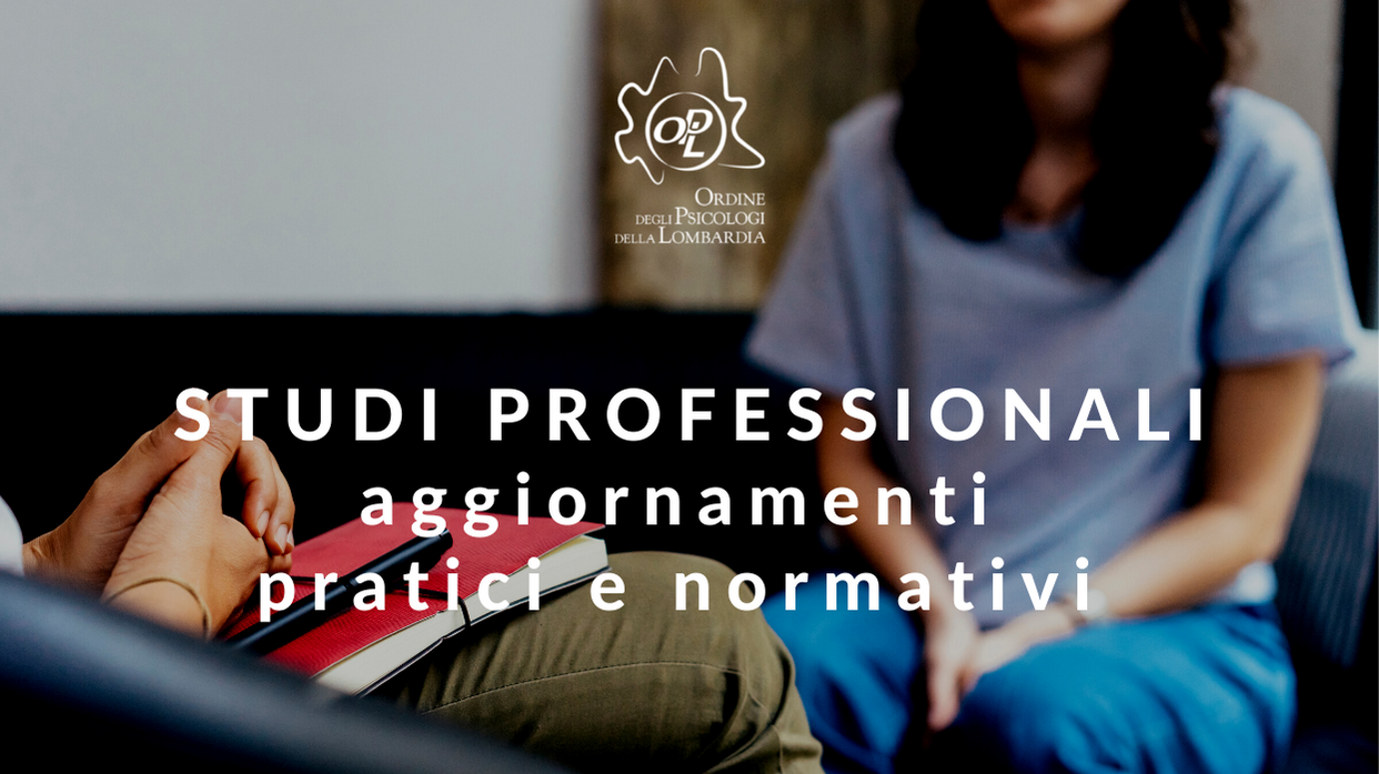 STUDI PROFESSIONALI: aggiornamenti pratici e normativi