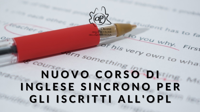 Corso di lingua inglese per psicologi: edizione 2022