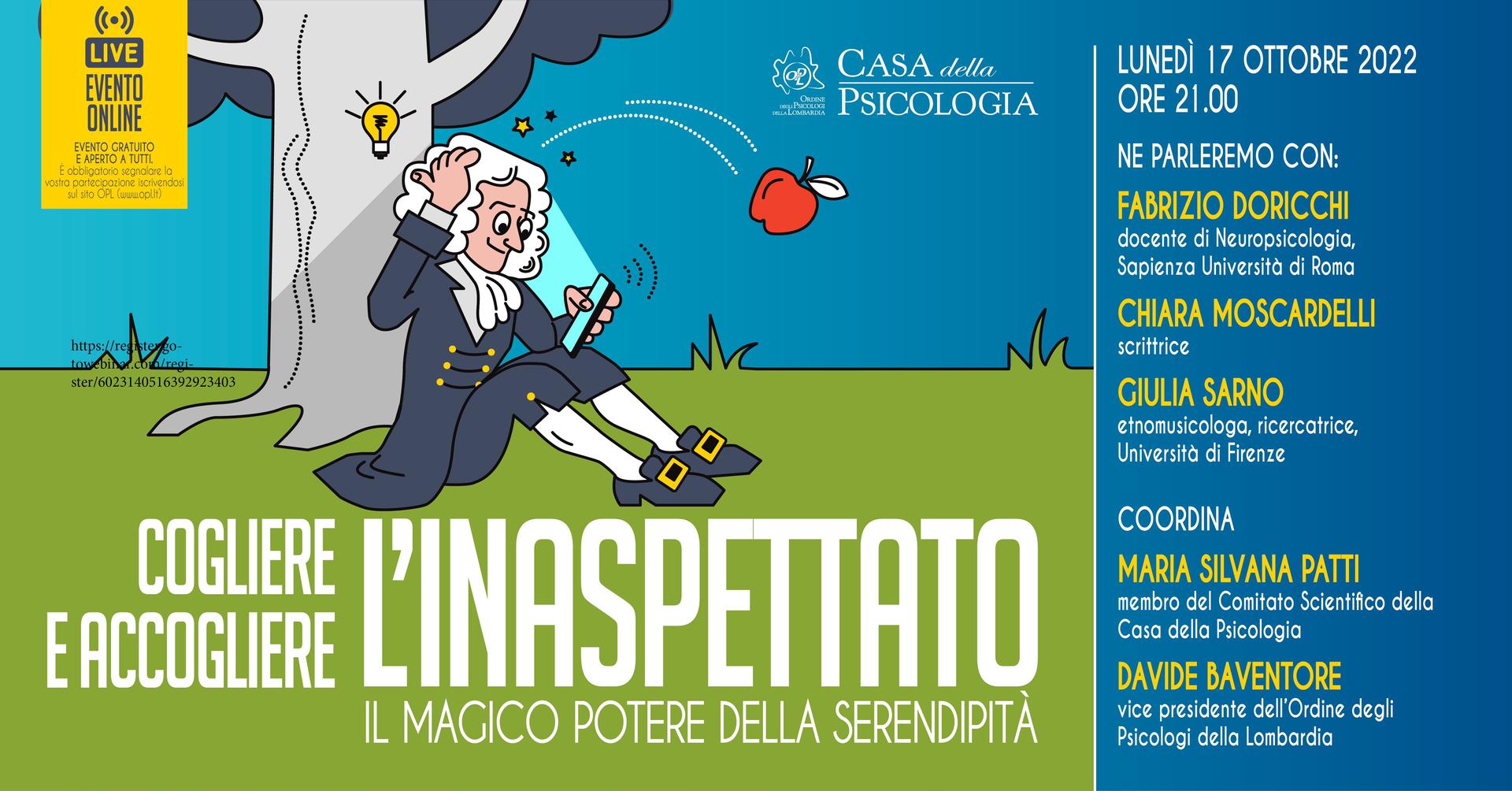 17 ottobre - Cogliere e accogliere l'inaspettato - Il magico potere della serendipità