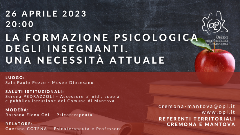 immagine articolo La formazione psicologica degli insegnanti. Una necessità attuale