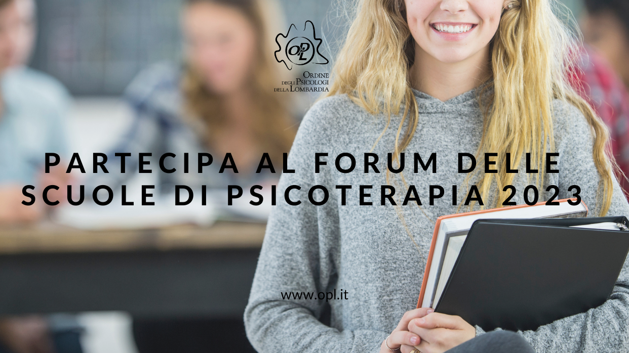 Forum delle Scuole di Psicoterapia 2023: il programma definitivo e apertura iscrizioni 9, 10 e11 giugno 2023