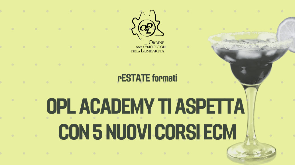 Aggiornamenti del 7 agosto - Corsi ECM gratuiti, corso d'inglese per psicologi e prossimi eventi