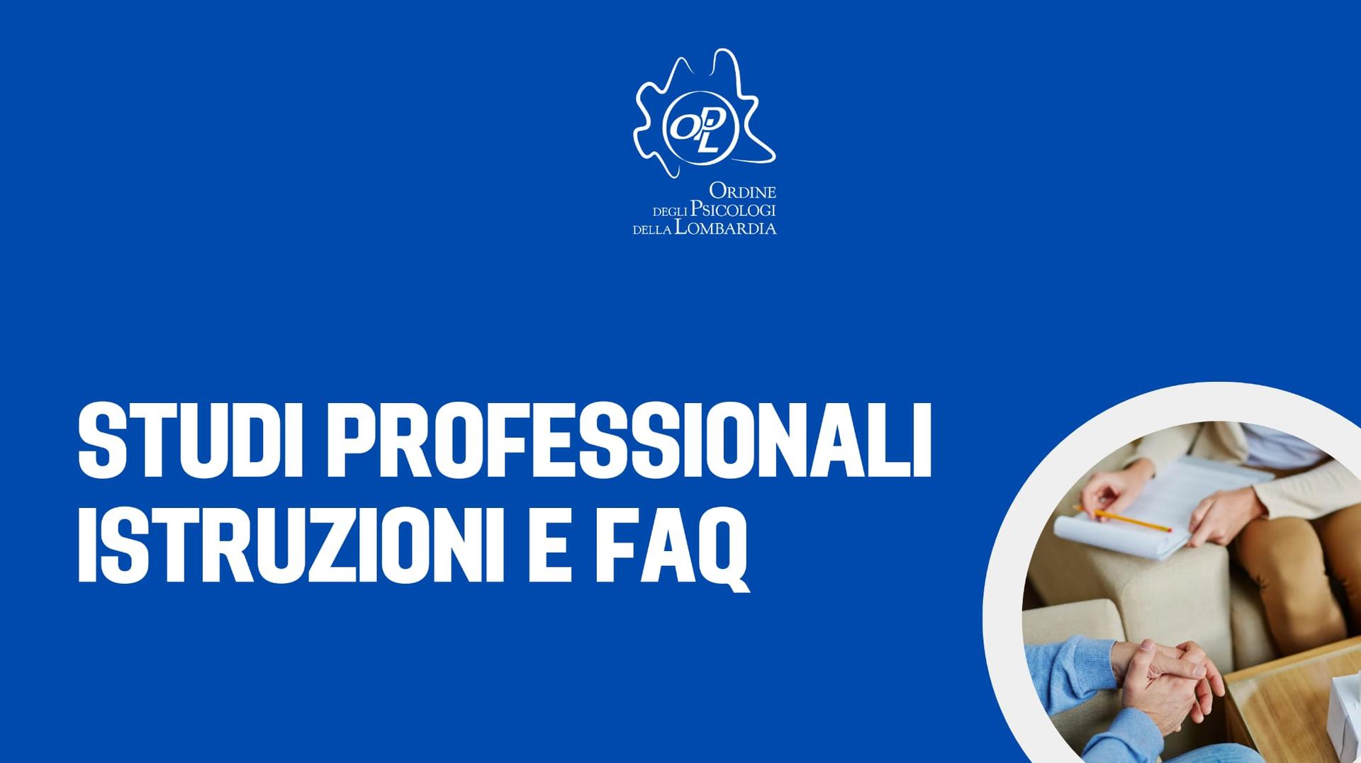 ℹ️ Studi Professionali: Istruzioni e FAQ