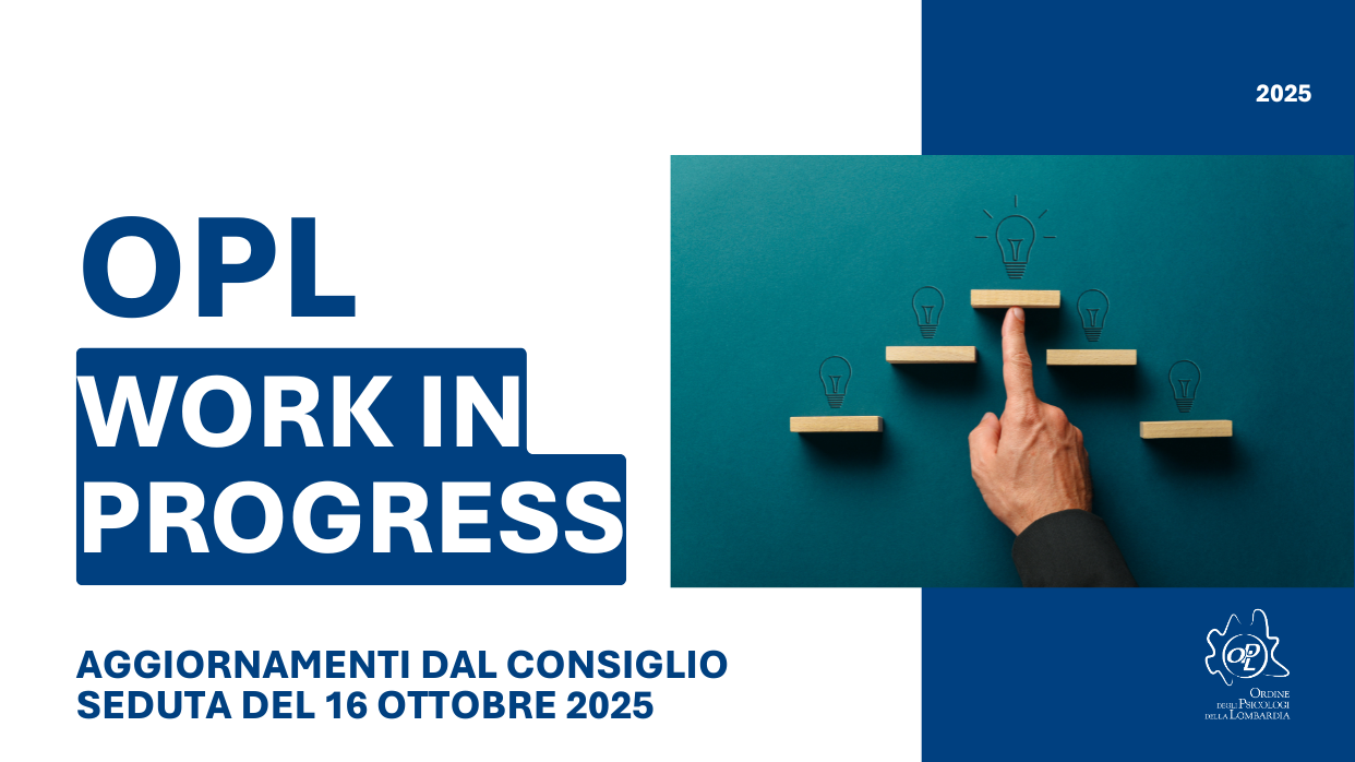 OPL WORK IN PROGRESS – Aggiornamenti dal Consiglio 📅 Seduta del Consiglio del 16 ottobre 2025
