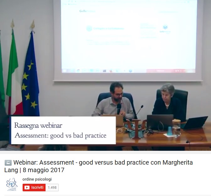 Webinar OPL: Assessment - good versus bad practice - video integrale