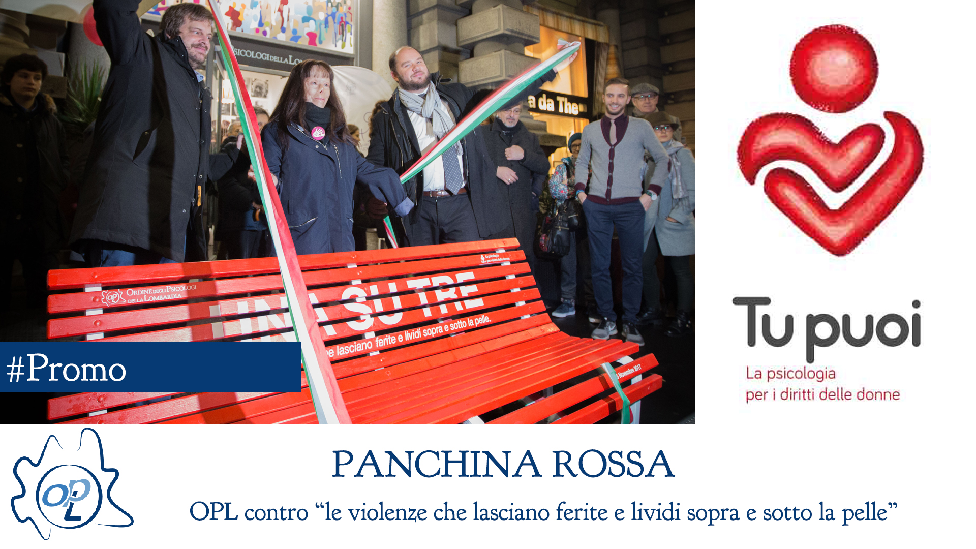 La Panchina Rossa alla Casa della Psicologia: il video