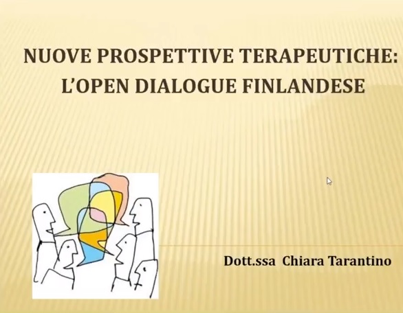 Webinar OPL - Nuove prospettive terapeutiche: l’Open Dialogue finlandese - Video Integrale