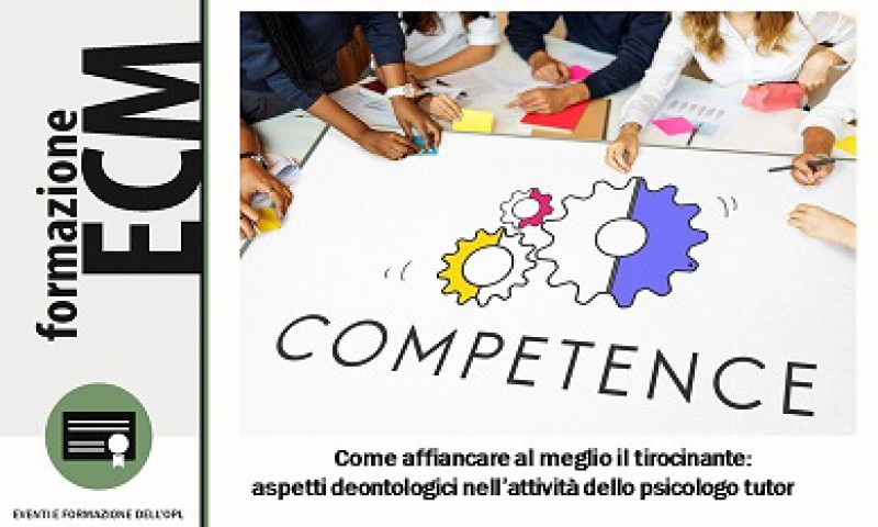 immagine articolo Evento ECM-OPL: Come affiancare al meglio il tirocinante: aspetti deontologici nell'attività dello psicologo tutor