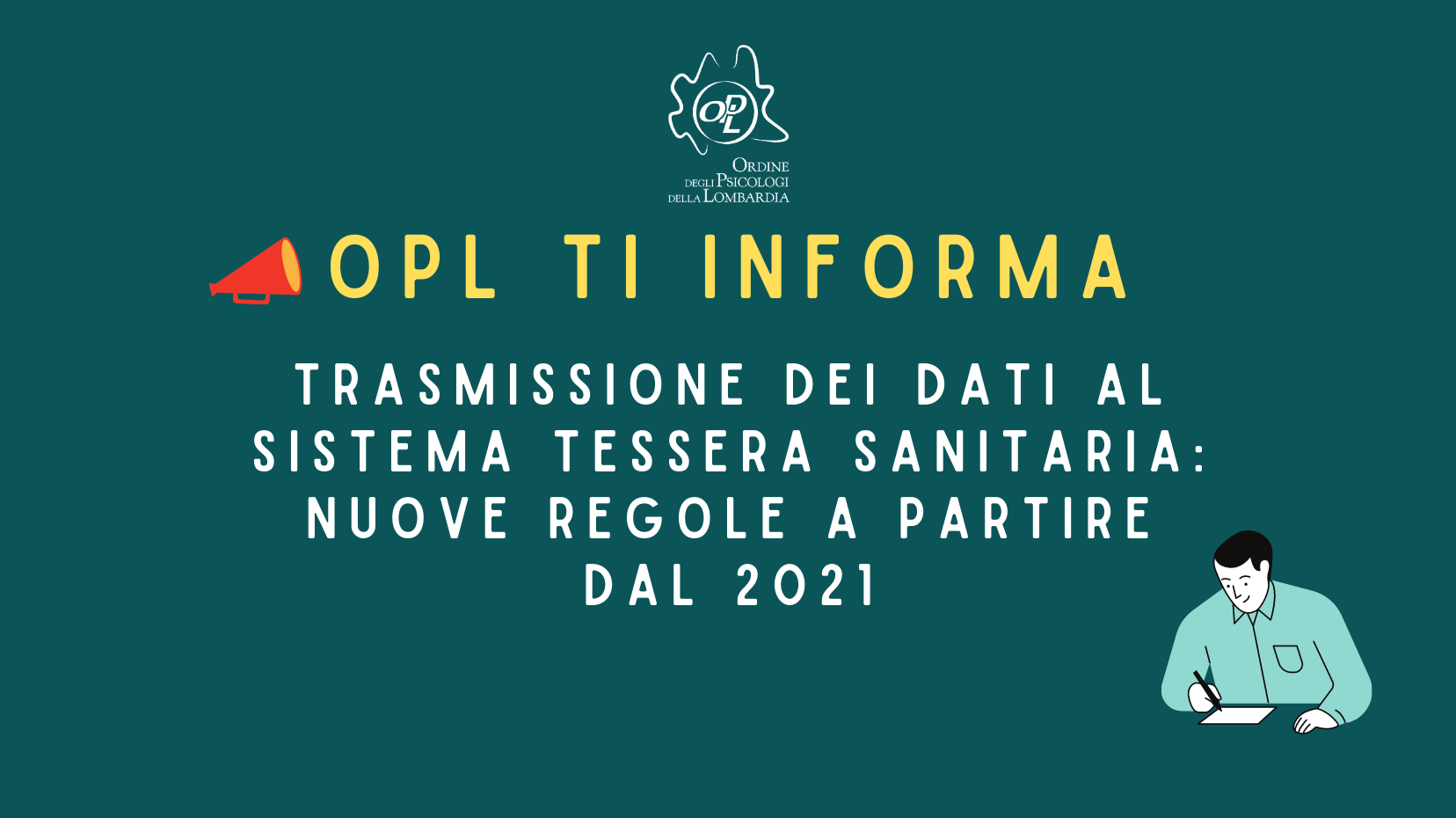 immagine articolo OPL ti informa: trasmissione dei dati al Sistema Tessera Sanitaria - Nuove regole a partire dal 2021