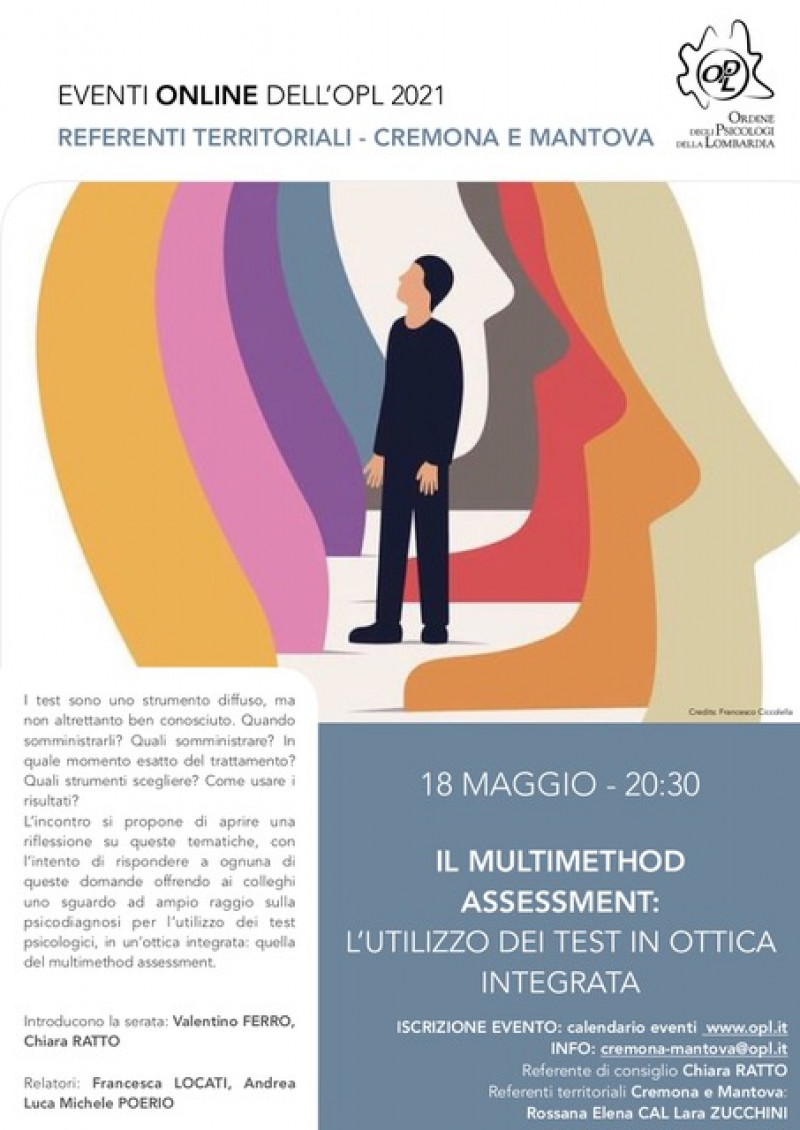 immagine articolo CREMONA - il MULTIMETHOD ASSESSMENT: l’utilizzo dei test in ottica integrata