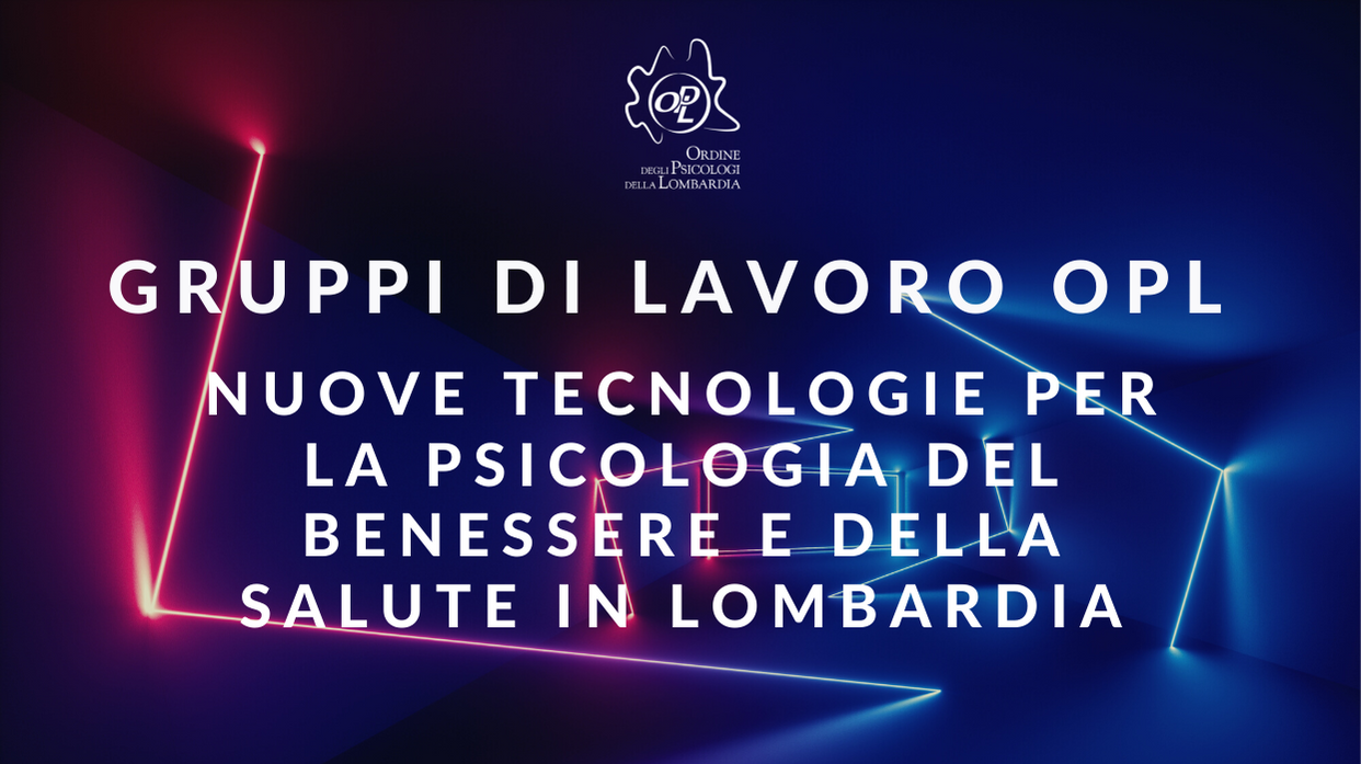 logoGruppo di Lavoro - Nuove Tecnologie per la Psicologia del Benessere e della Salute in Lombardia convenzione