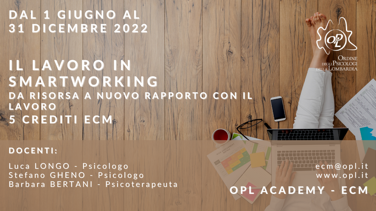 logoIl lavoro in smartworking da risorsa a nuovo rapporto con il lavoro formazione