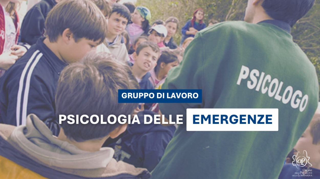 logoPROGETTO PSICOLOGIA DELL’EMERGENZA - Gruppo di Lavoro Psicologia dell'Emergenza convenzione