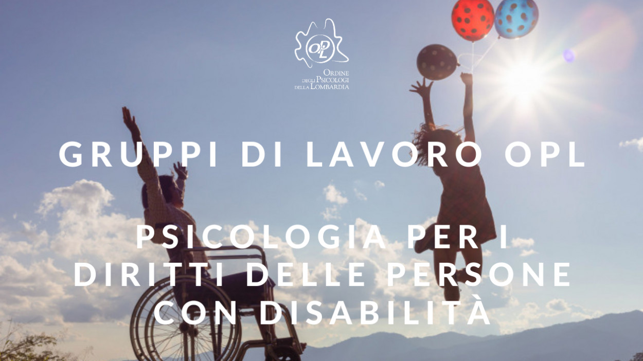 logoGruppo di Lavoro - La Psicologia per i Diritti delle Persone con Disabilità  convenzione