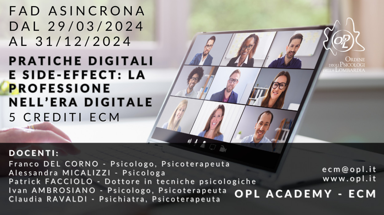 logoPratiche digitali e side-effect: la professione nell’era digitale formazione