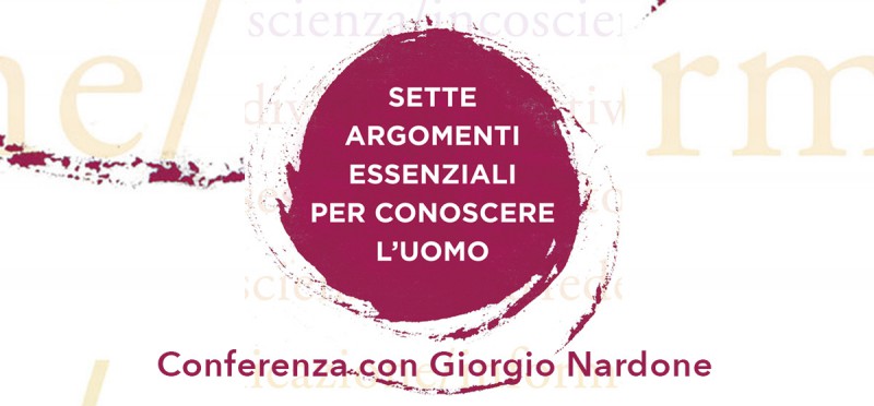 immagine articolo Sette argomenti essenziali per conoscere l'uomo - Conferenza con Giorgio Nardone
