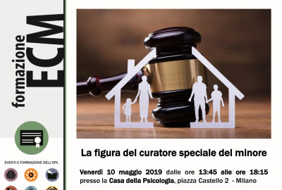 immagine articolo Evento ECM-OPL: La figura del curatore speciale del minore