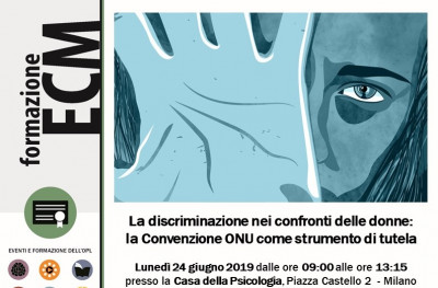 immagine articolo Evento ECM-OPL: La discriminazione nei confronti delle donne: la Convenzione ONU come strumento di tutela