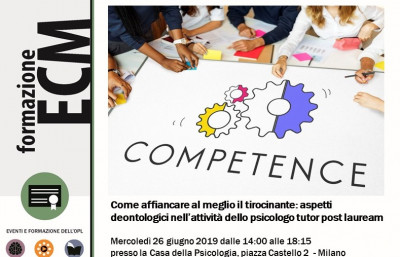 immagine articolo Evento ECM-OPL: Come affiancare al meglio il tirocinante: aspetti deontologici nell’attività dello psicologo tutor post lauream