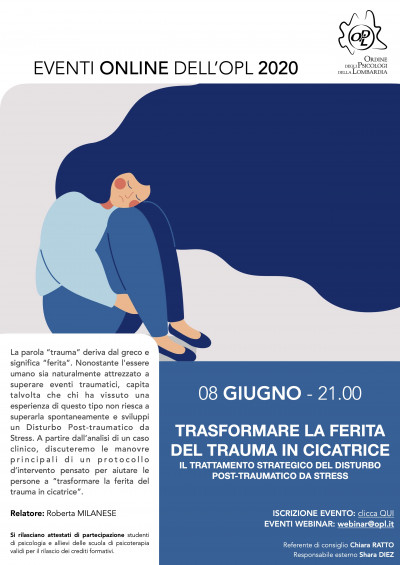 immagine articolo Trasformare la ferita del trauma in cicatrice. Il trattamento strategico del disturbo post traumatico da stress