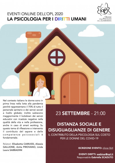 immagine articolo Distanza sociale e disuguaglianze di genere: il contributo della psicologia sul costo per le donne del COVID-19