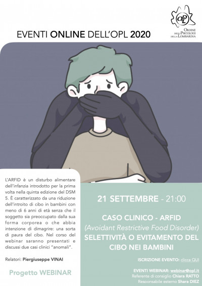 immagine articolo Caso clinico: ARFID, selettività o evitamento del cibo nei bambini.