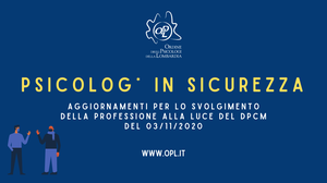 immagine articolo Aggiornamenti per lo svolgimento della professione alla luce del DPCM del 03/11/2020