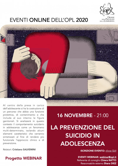 immagine articolo La prevenzione del suicidio in adolescenza