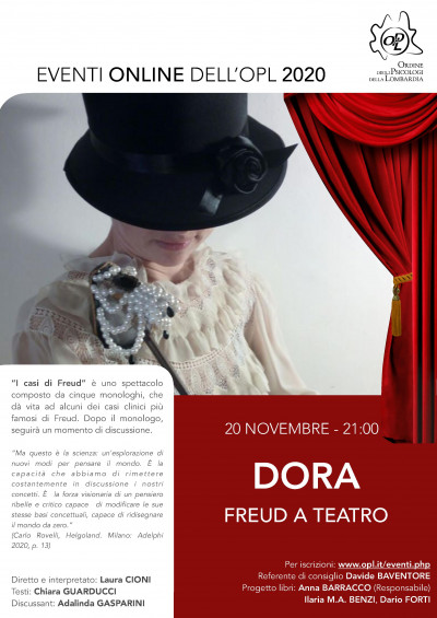 immagine articolo Ciclo di incontri: DORA - FREUD A TEATRO