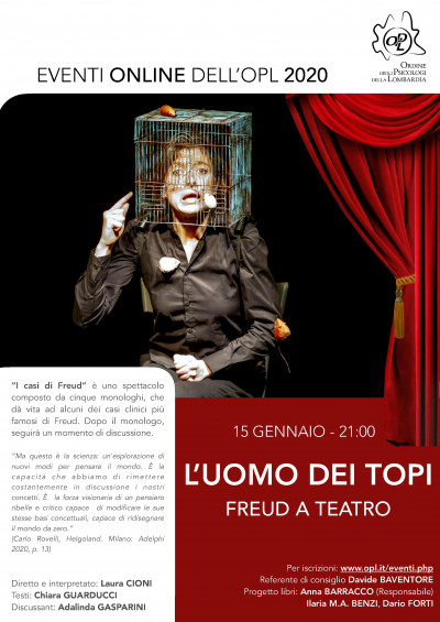 immagine articolo Ciclo di incontri: L'UOMO DEI TOPI - FREUD A TEATRO