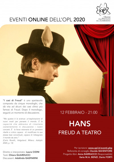 immagine articolo Ciclo di incontri: HANS - FREUD A TEATRO