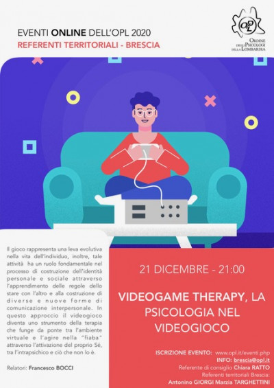 immagine articolo BRESCIA - Video game Therapy, la psicologia nel videogioco