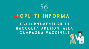 Aggiornamenti sulla raccolta adesioni alla campagna vaccinale anti COVID-19