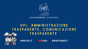 OPL: amministrazione trasparente, comunicazione trasparente.