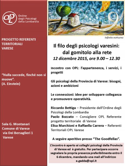immagine articolo VARESE - Il filo degli psicologi varesini: dal gomitolo alla rete