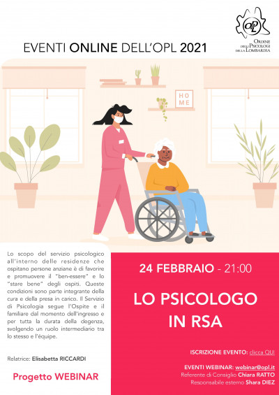 immagine articolo Lo psicologo in RSA