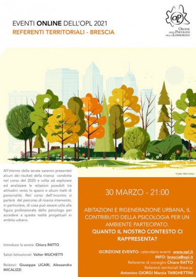 immagine articolo BRESCIA – Abitazioni e rigenerazione urbana, il contributo della psicologia per un ambiente partecipato. Quanto il nostro contesto ci rappresenta?
