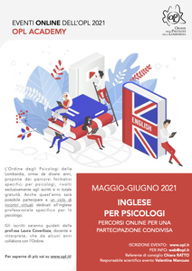 immagine articolo Corso di inglese per psicologi: Edizione 2021