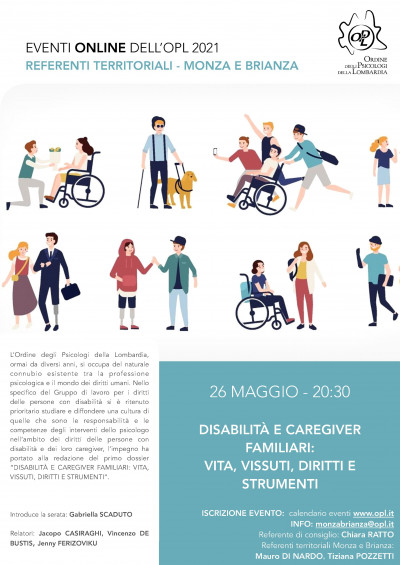immagine articolo MONZA - Disabilità e caregiver familiari: vita, vissuti, diritti e strumenti