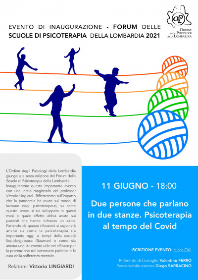 immagine articolo Due persone che parlano in due stanze. Psicoterapia al tempo del Covid. 