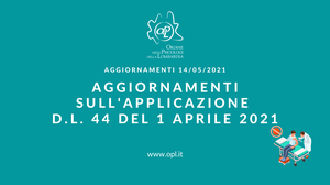 immagine articolo Aggiornamenti sull'applicazione del D.M. 44 del 1 aprile 2021