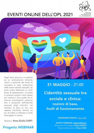 immagine articolo L’identità sessuale tra sociale e clinica: nozioni di base, livelli di funzionamento e aree di criticità