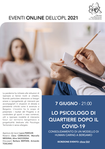 immagine articolo Lo psicologo di quartiere dopo il COVID-19: consolidamento di un modello di Human Caring a Bergamo