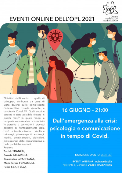 immagine articolo Dall’emergenza alla crisi: psicologia e comunicazione in tempo di Covid