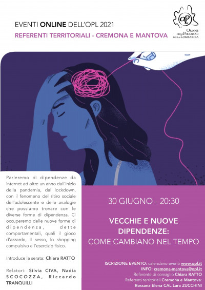 immagine articolo MANTOVA  - Vecchie e nuove dipendenze: come cambiano nel tempo