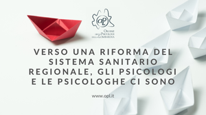 immagine articolo Verso una riforma del Sistema Sanitario Regionale, gli psicologi e le psicologhe ci sono