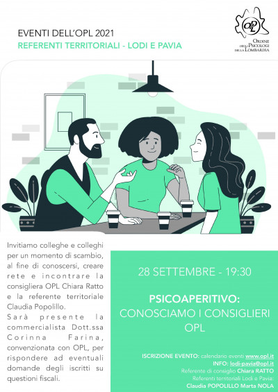 immagine articolo LODI – Psicoaperitivo: conosciamo i Consiglieri dell'OPL